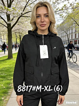 Ветровка Jacket 8817 black - делук
