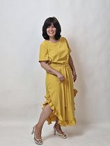 Платье Liart 948 yellow - делук