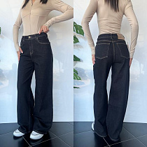 Джинсы Three Black Women TB72 black - делук