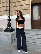 Штаны Спорт Arina 2483 black - делук