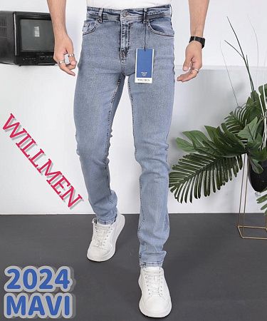 Джинсы God Baron 2024-1 l blue - делук