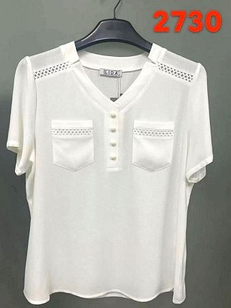 Футболка Lida 2730 white - делук