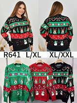 Свитер Anne-Kiss Me R641 mix - делук