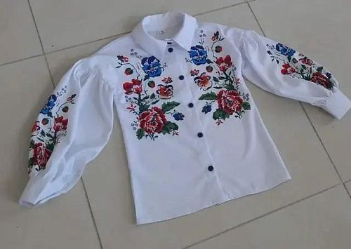Вышиванка Diden DD8 white - делук