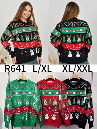 Свитер Anne-Kiss Me R641 mix - делук