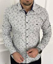 Рубашка Nik 56425 grey - делук