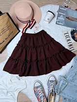 Юбка Arina 2456 brown - делук