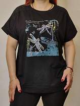 Футболка Kosta KS105 black - делук