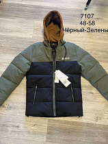 Куртка Lina 7107 black-green (48-58) - делук