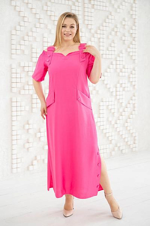 Платье Romeo Life RL1006 pink - делук