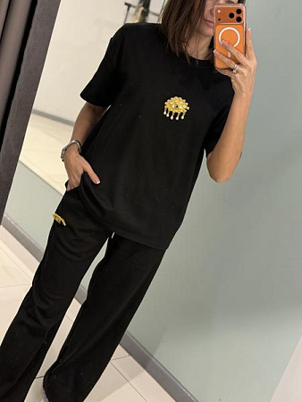 Костюм Спорт Comod 6626 black - делук