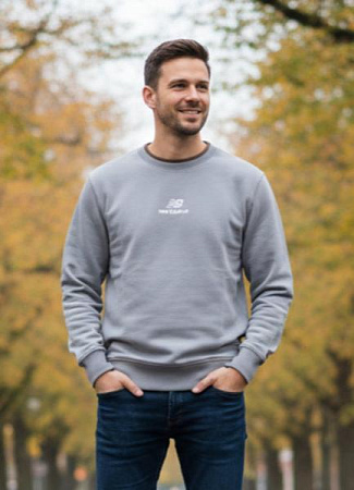 Свитер Delviago DL608 grey - делук