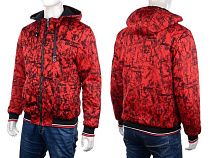 Куртка No Brand 2227 red-black - делук