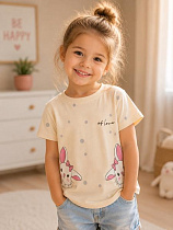 Футболка Major 4123 beige - делук