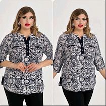 Блузка Bugrova B25 black Блузка Bugrova B25 black - делук