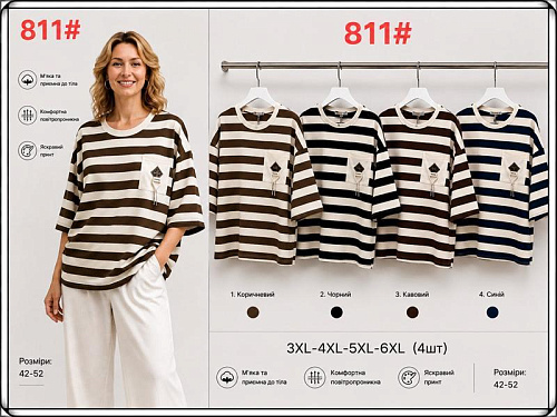 Свитер Immei 811-1 brown - делук
