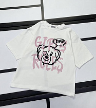 Футболка Kosmy 520-38 white - делук