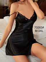 Ночнушка Estima 70263 black - делук