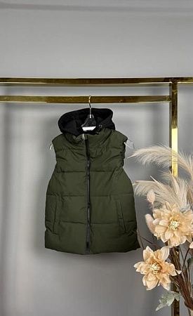 Жилетка Delfinka 50231 khaki - делук