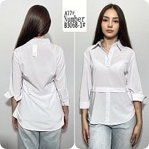 Рубашка Loyard B3068-1 white - делук