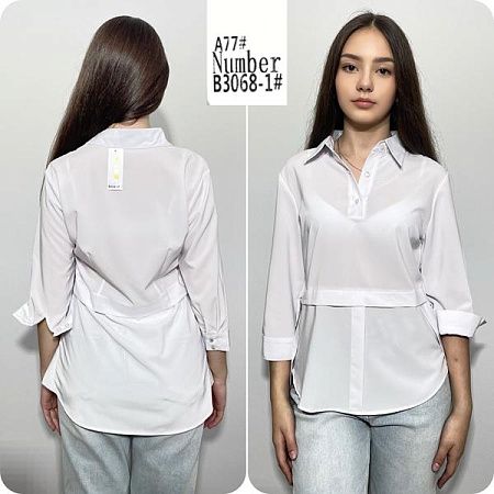Рубашка Loyard B3068-1 white - делук