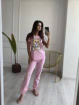 Пижама No Brand 56 l.pink - делук