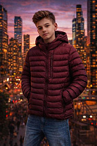 Куртка Major 2810 wine - делук