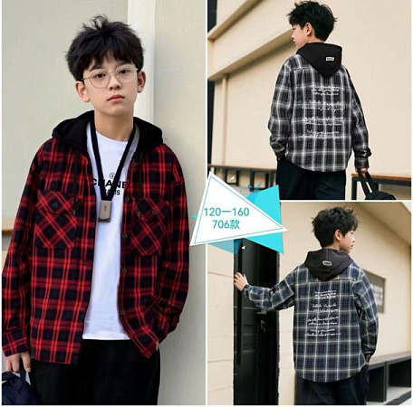 Рубашка Фунтик 706 red - делук