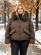 Куртка Jacket 7099 brown - делук