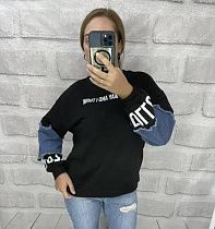 Свитер Karon 5533 black - делук