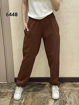 Штаны Спорт Fsn 6448 brown - делук