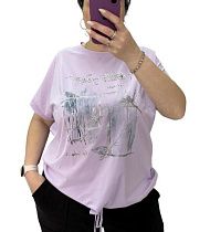 Футболка Elena&Vika 25037 lilac - делук