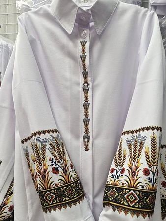 Вышиванка Miki Maki MM270 white - делук