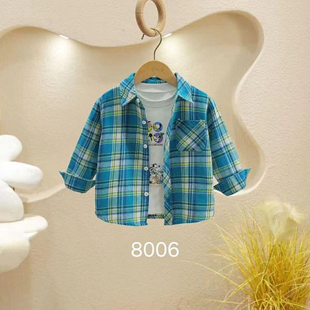 Рубашка Фунтик 8006 l.blue - делук