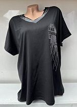 Футболка Levisha 27052 black Футболка Levisha 27052 black - делук