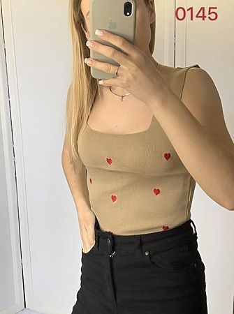 Майка Fsn 0145 beige - делук