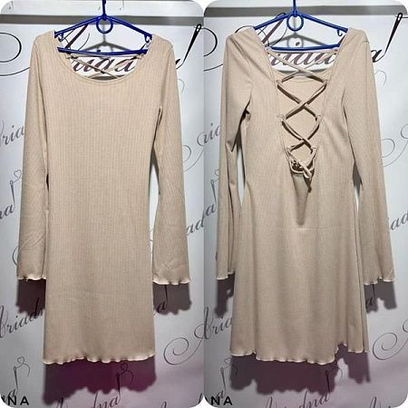 Платье Arina 3057 beige - делук