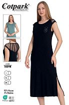Ночнушка Cotpark 10598 black - делук