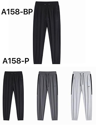 Штаны Спорт Liopt A158P black - делук