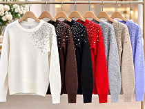Свитер Elena&Vika 26801 grey - делук