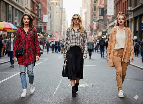 Рубашка Jjf 7757 red - делук