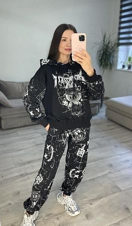 Костюм Спорт S.Style 612 black - делук