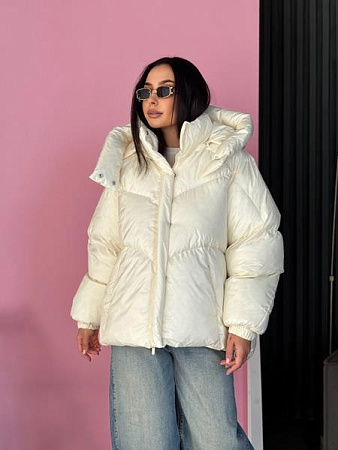 Пуховик Trend 2540 l.beige - делук