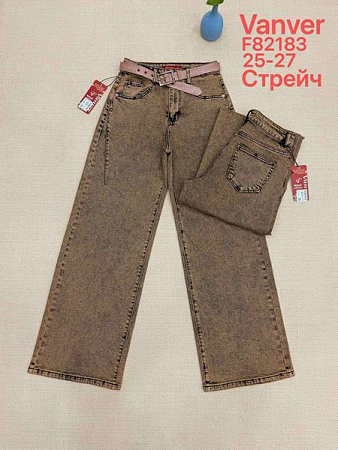 Джинсы Leen F82183 brown - делук