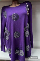 Свитер Elena&Vika 24049 purple - делук