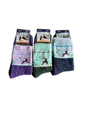 Носки Alia 3160 mix махра - делук