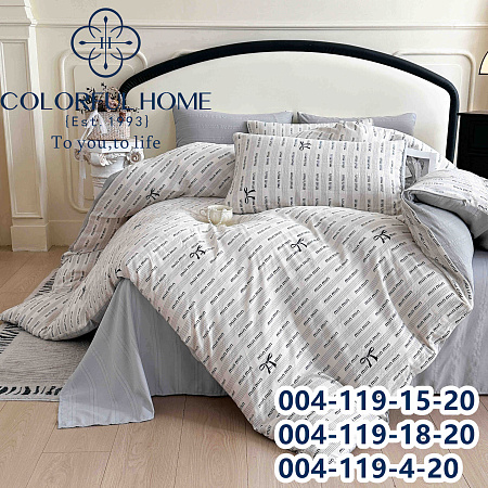 Постіль муслінова 004-119-18-20 l.gray - делук