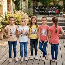 Футболка Amz 10166 coral - делук