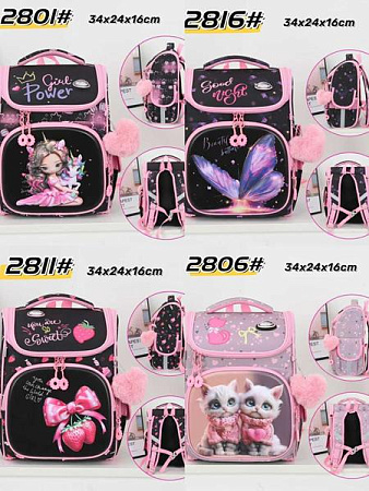 Рюкзак Candy Bags 2811 black - делук