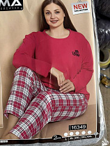 Пижама Homewear 16349 wine - делук